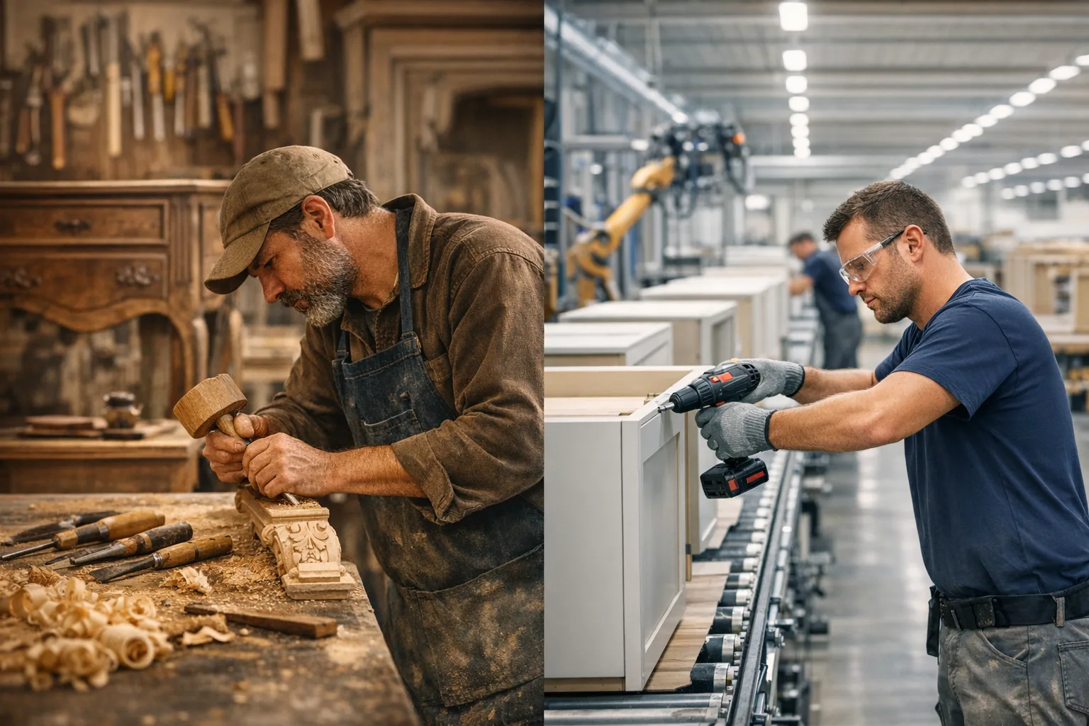 Labor Costs: Custom Craftsmanship Vs Semi-Custom Efficiency